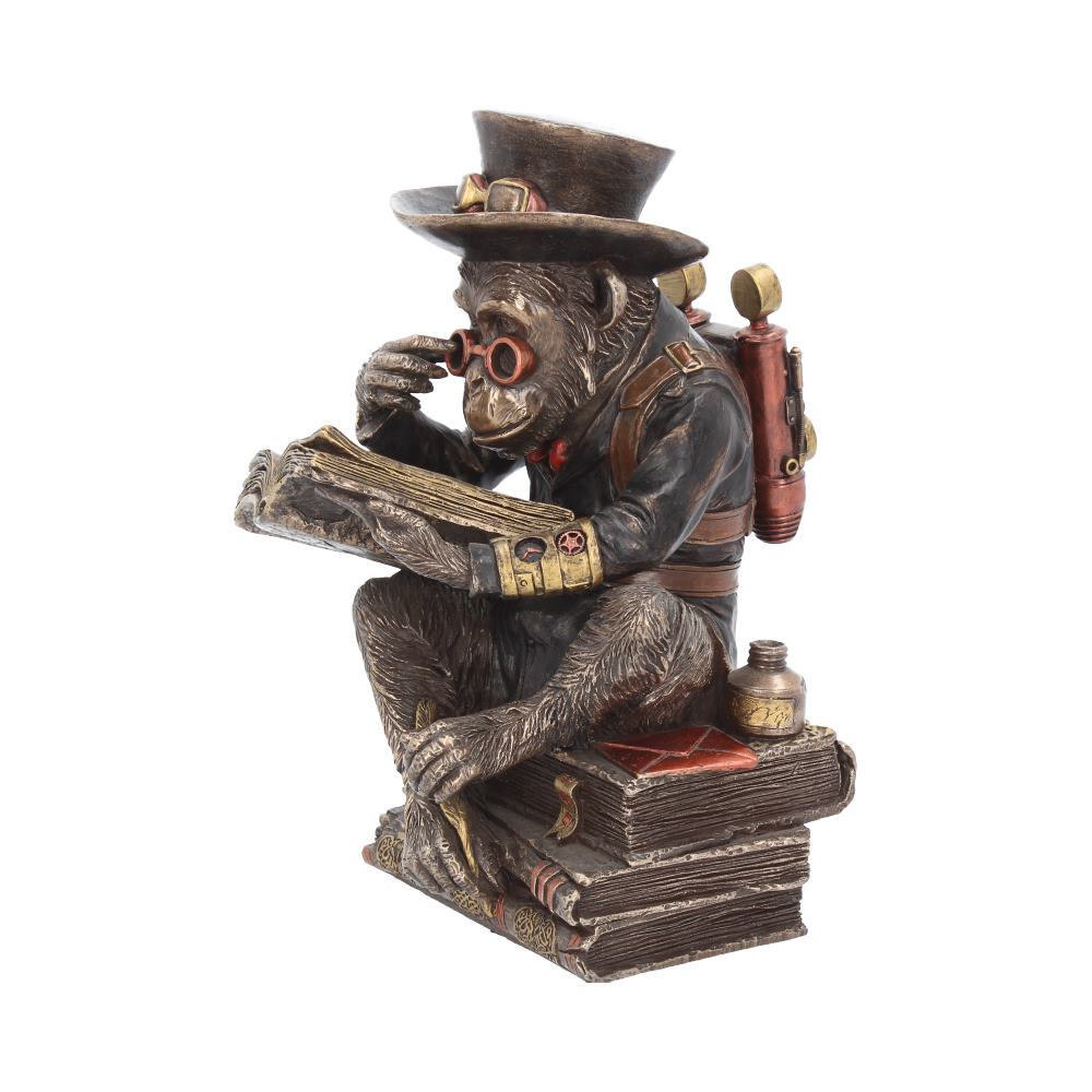 Steampunk Chimpanzee Scholar Figurine 19.5cm