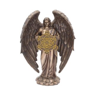 Bronzed Flower Of Life Metatron Archangel Figure 26cm