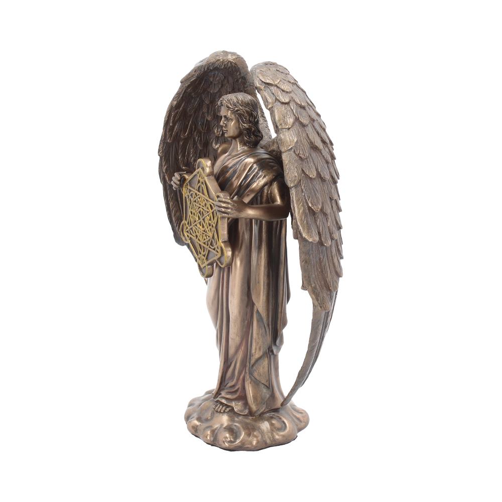 Bronzed Flower Of Life Metatron Archangel Figure 26cm