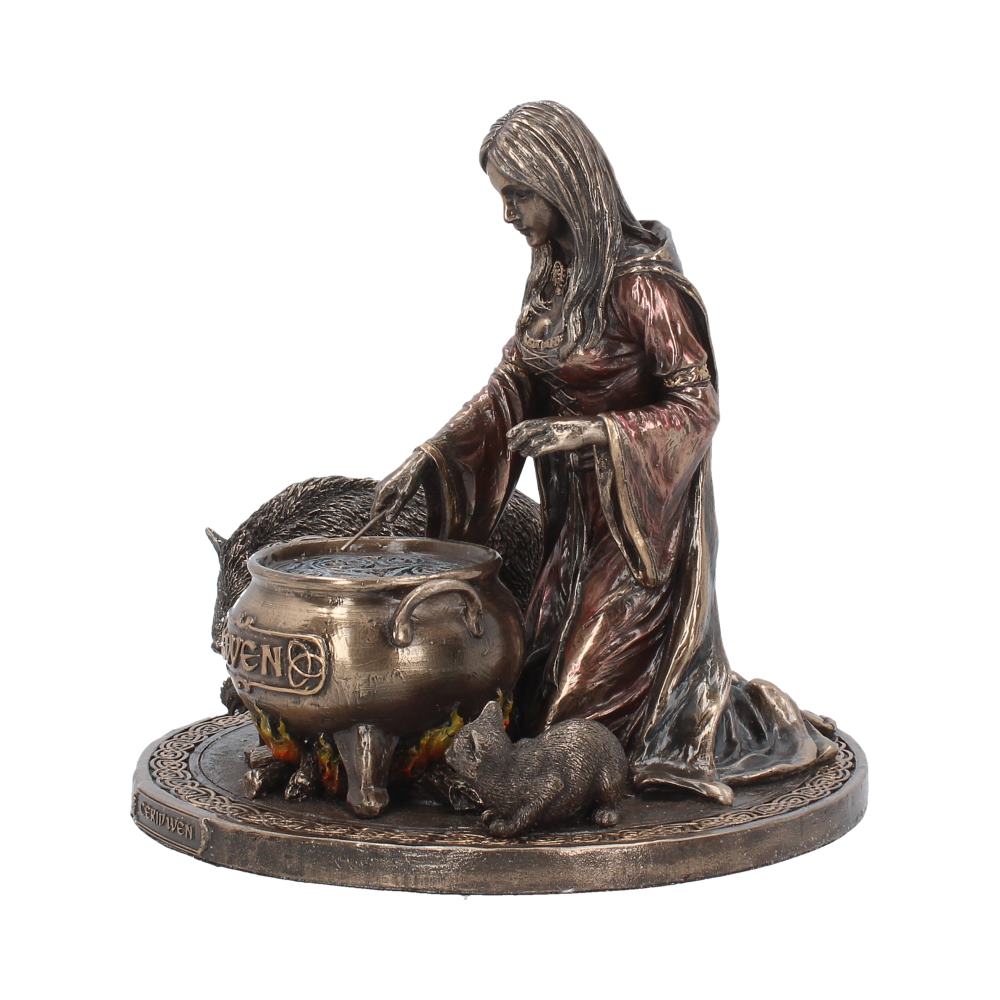Bronze Welsh Goddess Ceridwen Figurine 17cm
