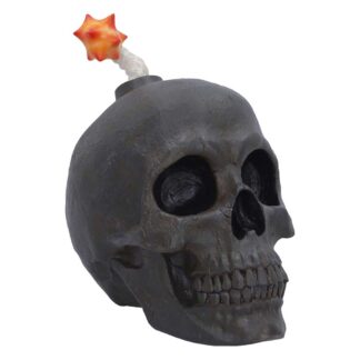 Mind Blown Skull Figurine 14.7cm