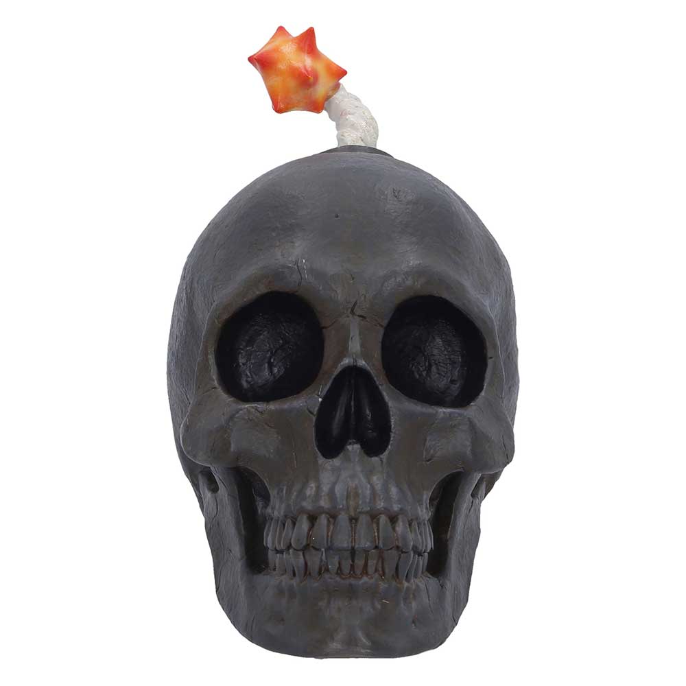 Mind Blown Skull Figurine 14.7cm