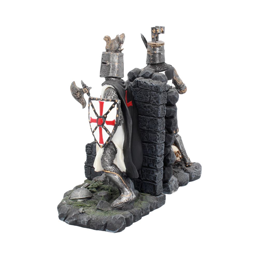 The Duel Bookends Historical Crusader Ornament Figurines 19cm