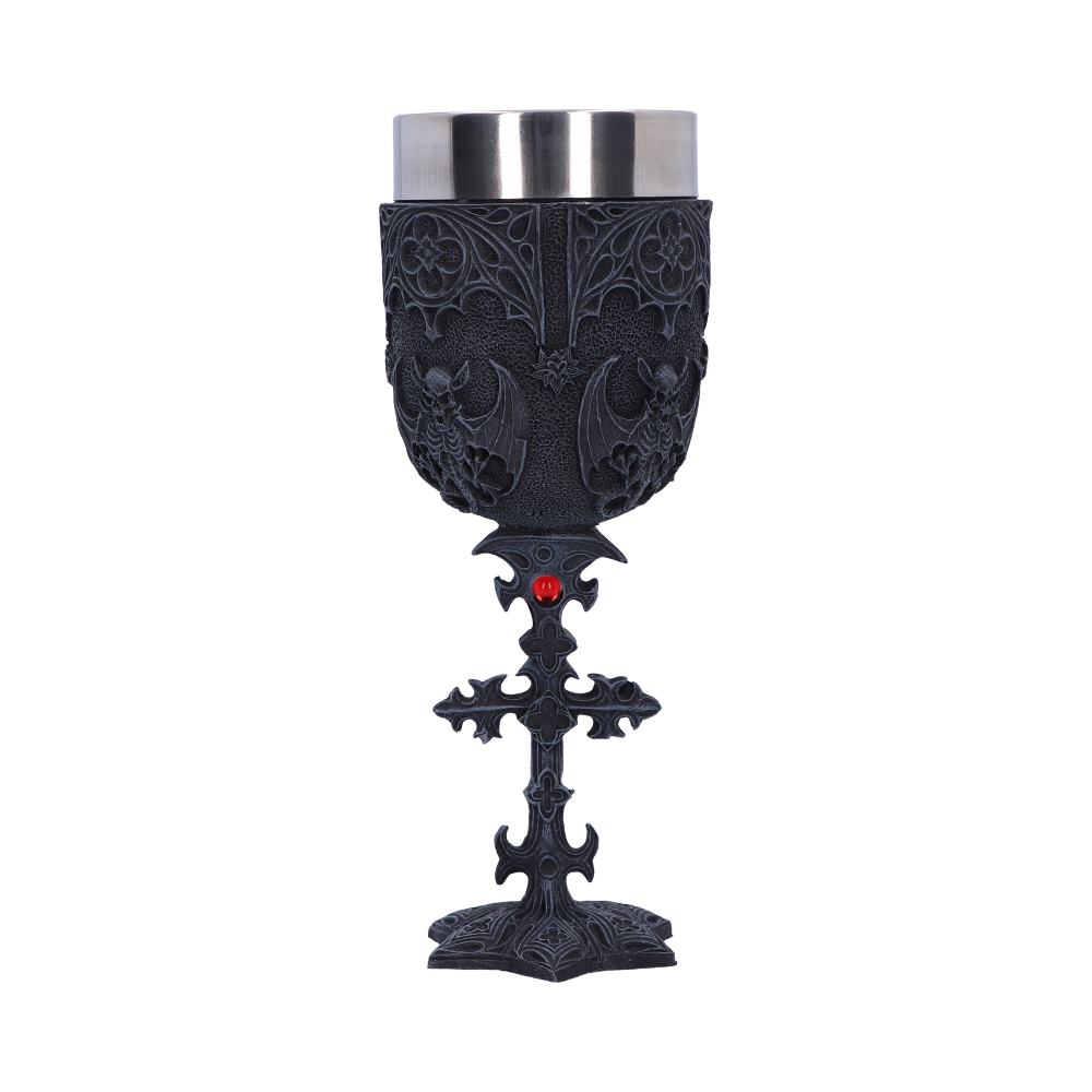 Vampires Goblet Gothic Horror Bat Wine Glass 18.8cm