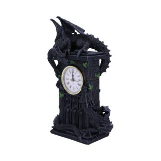 Duelling Dragons Clock Dragon Ivy Mantel Clock 26cm