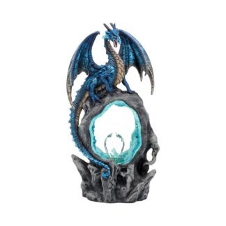 Frostwing's Gateway Figurine Blue Dragon Crystal Light Up Ornament 27cm