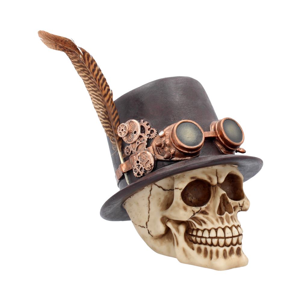 The Aristocrat steampunk alternative skull figurine 18.5cm