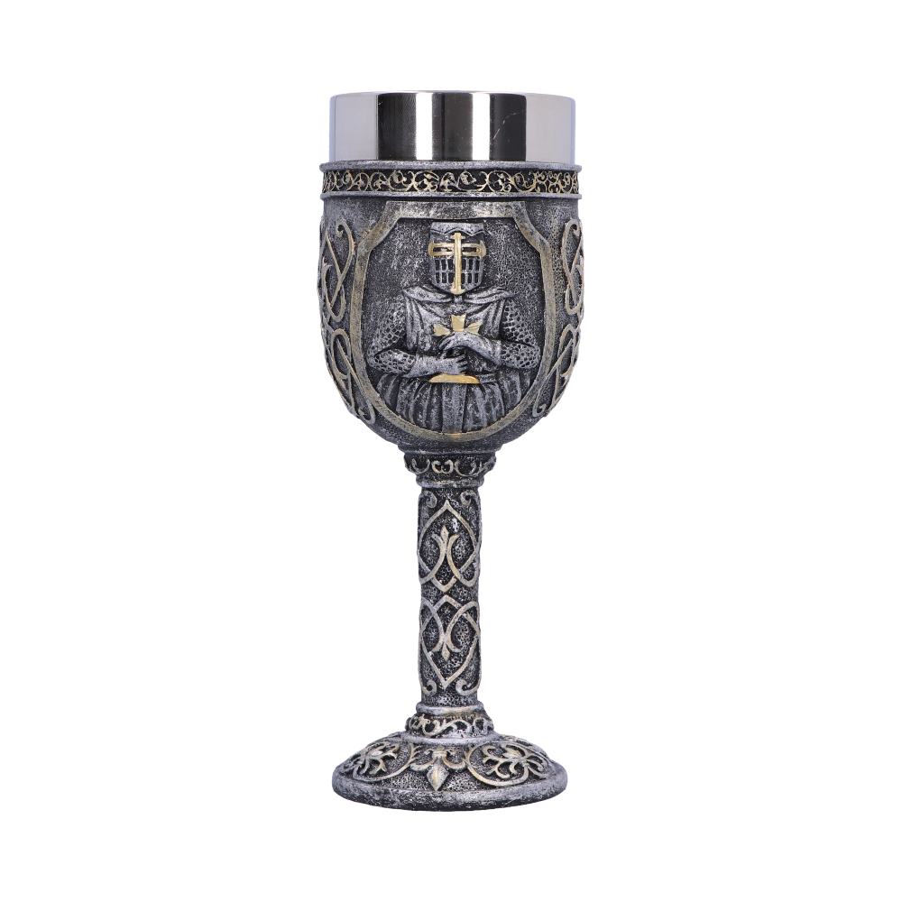 Armoured Medival Knight Soldier Goblet 19cm