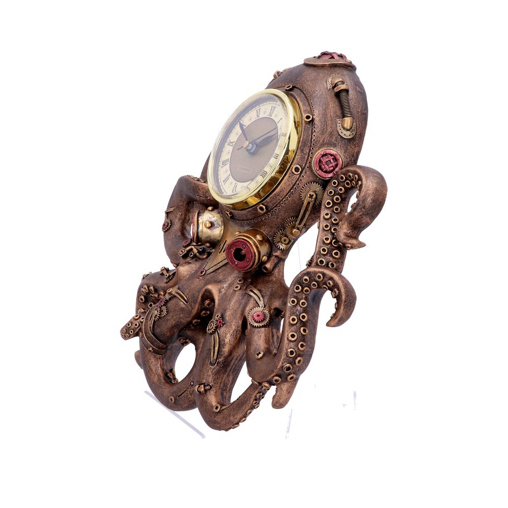 Octoclock Steampunk Octopus Squid Wall Clock 26cm