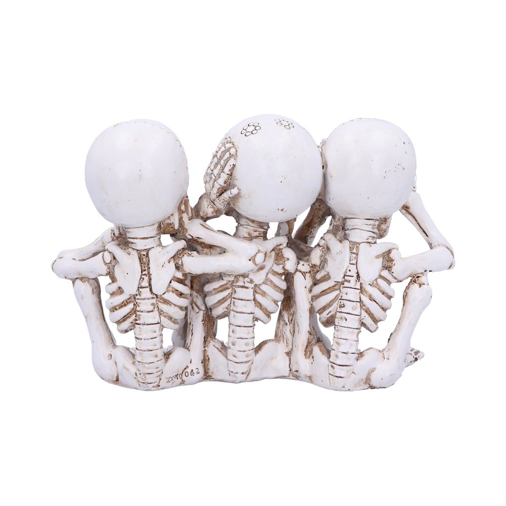 Three Wise Calaveras Skeleton Figurine 20.3cm