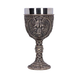 Wild Thirst Medieval Wolf Chalice 20cm