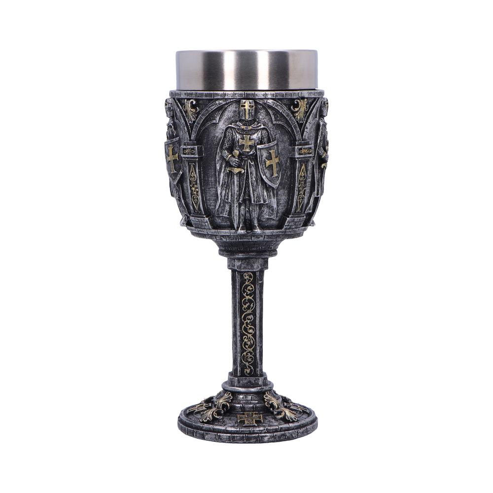 Galant Medieval Knight Metallic Goblet 19.7cm