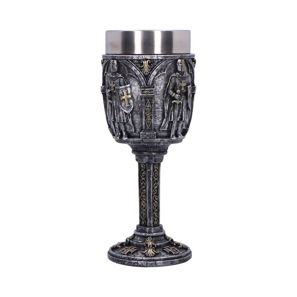 Galant Medieval Knight Metallic Goblet 19.7cm