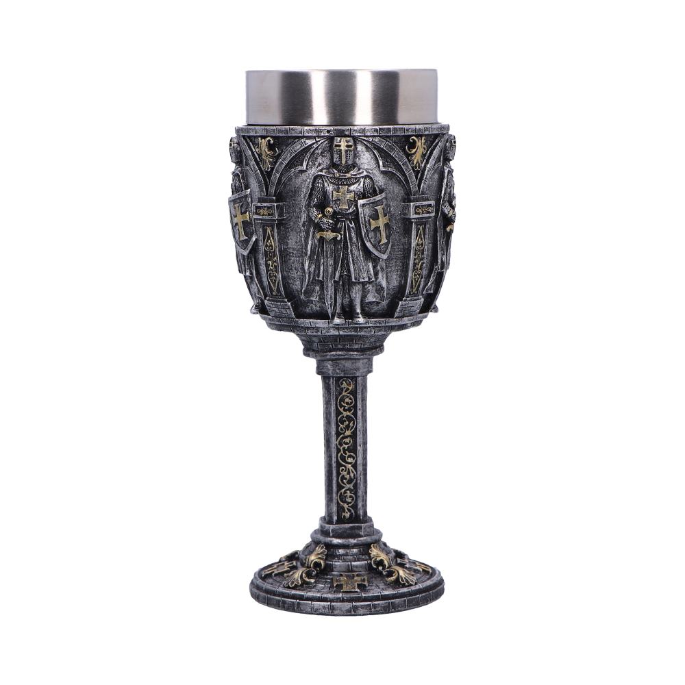 Galant Medieval Knight Metallic Goblet 19.7cm