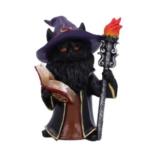 Albus The Black Wizard Cat Figurine 15cm