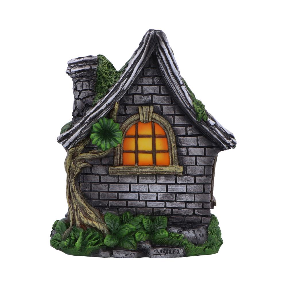 Curly Oak Manor Light Up Fairy House 15cm