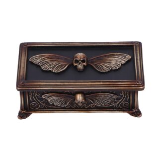 Death's Head Treasure Ornamental Box 14.5cm