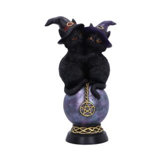 Kittens Orbuculum Witches Cat Ornament 19cm