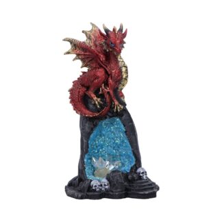 Crystal Cave Dweller Decorative Resin Dragon Figurine 19cm