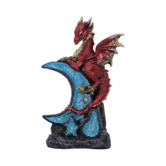 Lunar Perch Decorative Dragon Resin Figurine 18cm