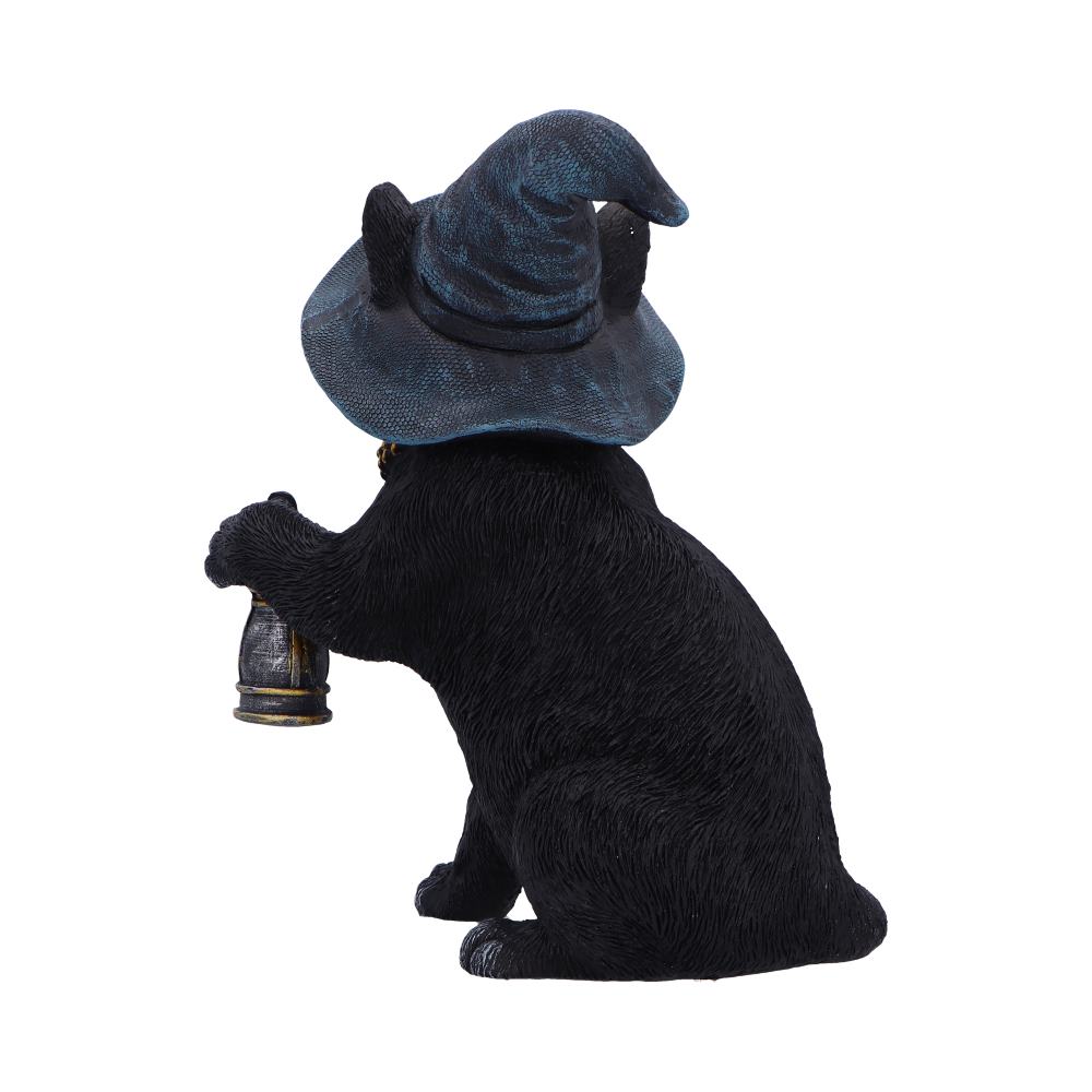 Witch Cat Lantern Figurine 18cm