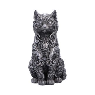 Hexbound Familiar Silver Cat Figurine 23cm