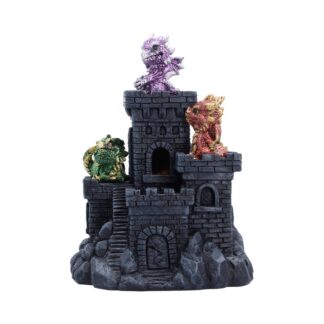 Dragonlings Keep LED Castle Display Piece 18cm