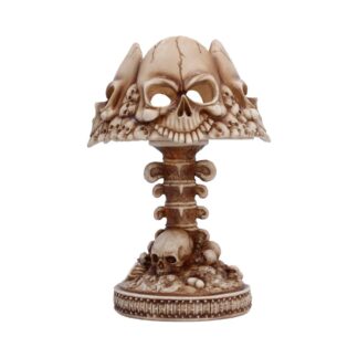 Gothic Skull Lamp Bone 22.6cm