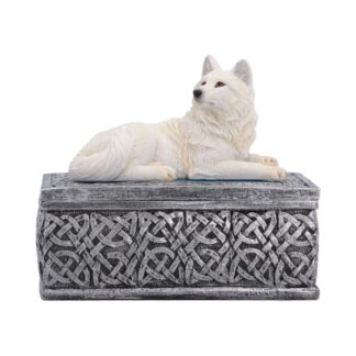 Ghost Wolf Trinket Box 10cm