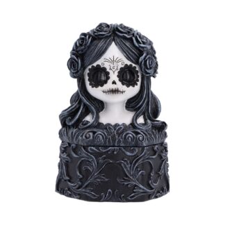 Flor De Muerte Day of the Dead Trinket Box 12.4cm