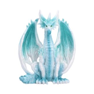 Sitting Ice Dragon Figurine 17.7cm