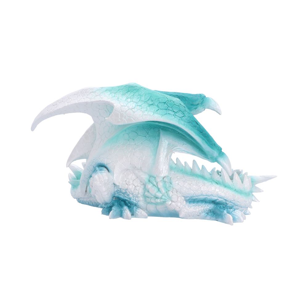 Lying Ice Dragon Figurine 16.2cm