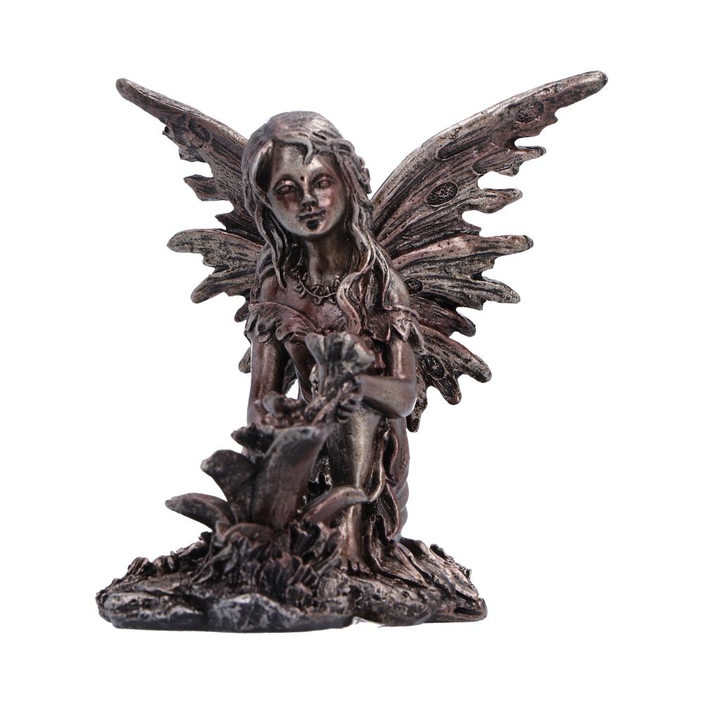 Fairy Sitting With Flower Figurine 9.8cm