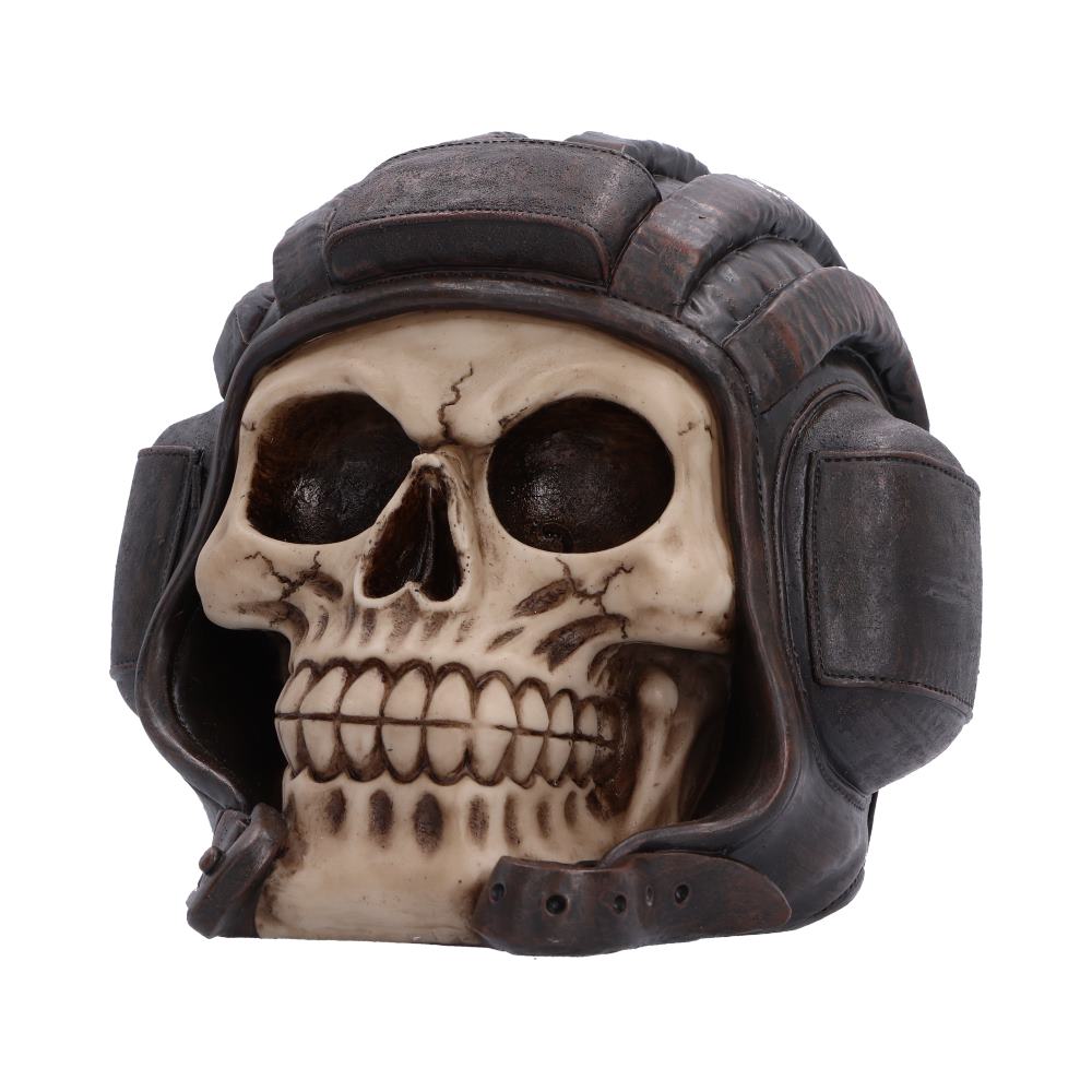 Tankman Skull Ornament 13cm