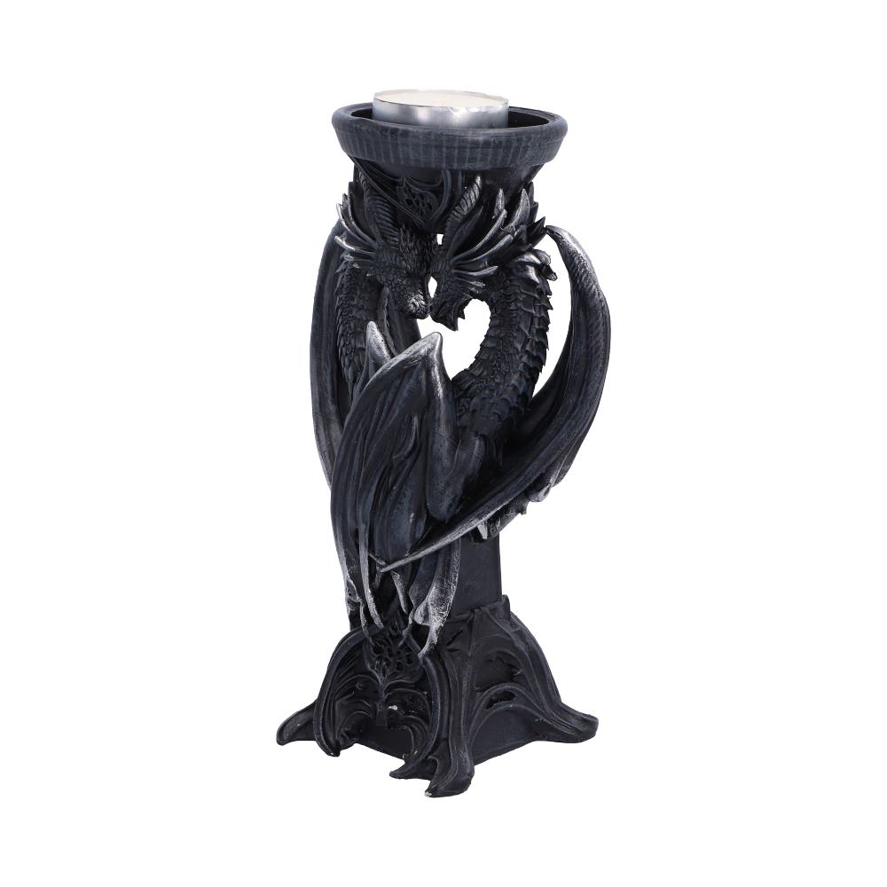 Double Dragon Candle Holder 18.3cm
