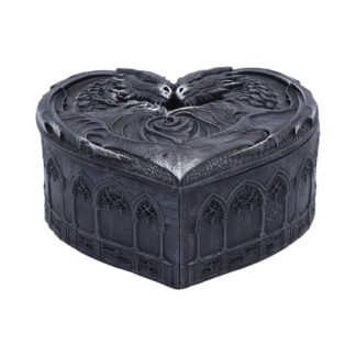 Black Dragon Heart Trinket Box 6.8cm