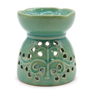 Tree of Life Oil Burner - Blue
