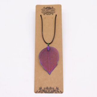 Necklace - Bravery Leaf - Multicoloured