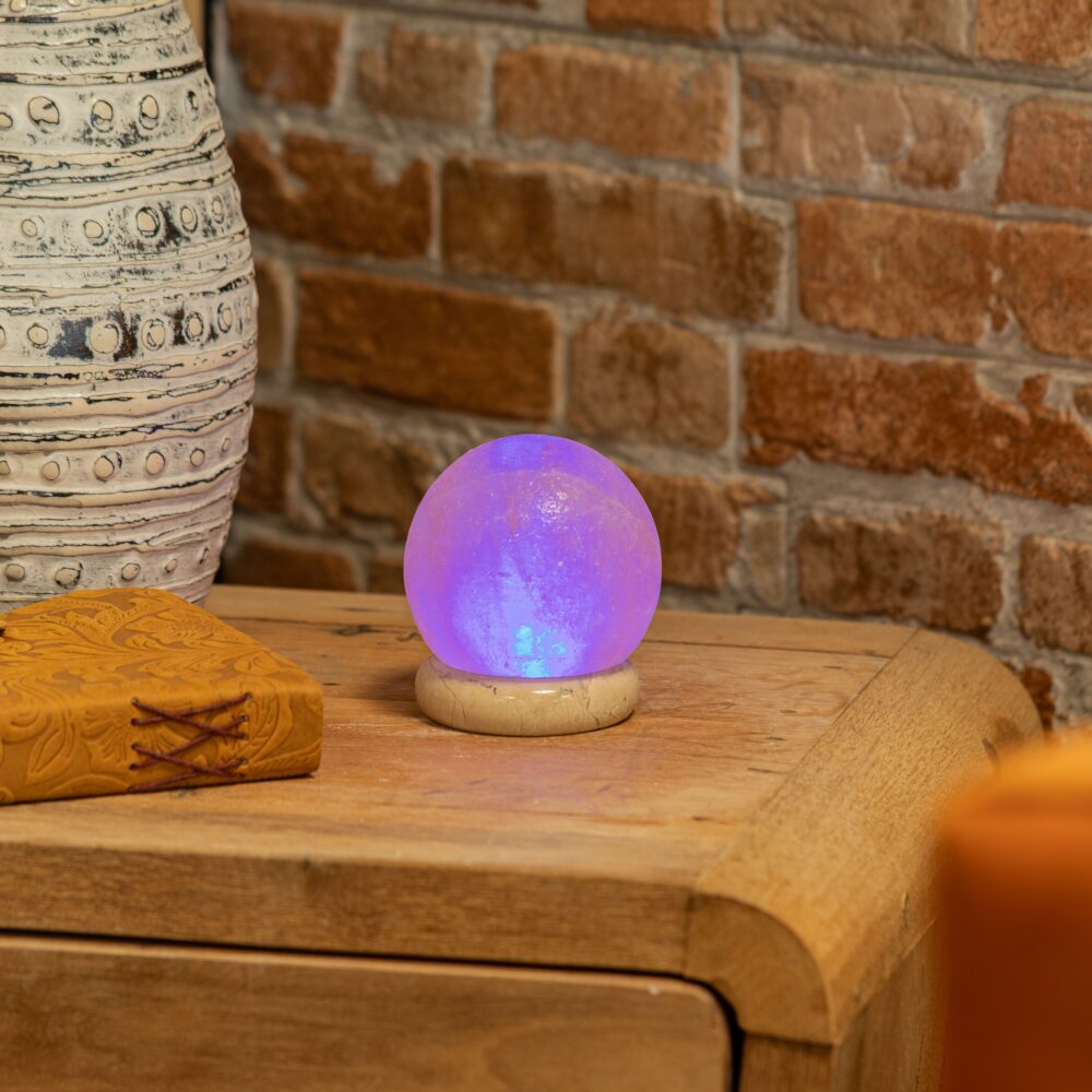 Quality USB Ball Salt Lamp - 8 cm (multi)