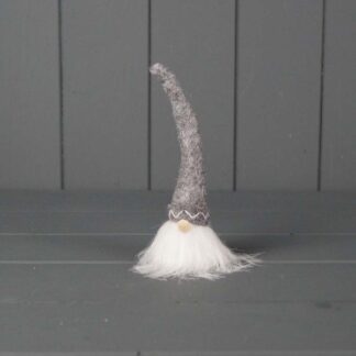 Fabric Gonk with Long Grey Hat