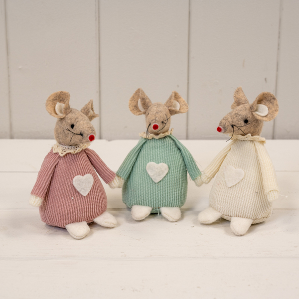 Short Green Fabric Mouse