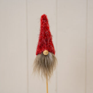 Red Woolly Gonk with Pick