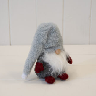 Grey Gonk with Red Feet and Gloves