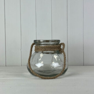 Glass Vase With Rope