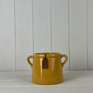 Burnt Yellow For You" Pot"