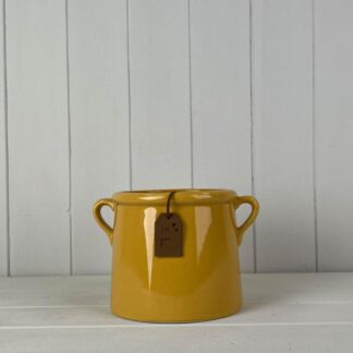 Burnt Yellow For You" Vase"