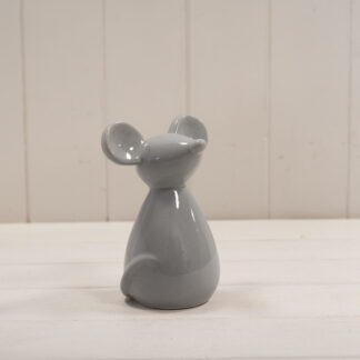 Medium Grey Ceramic Mouse