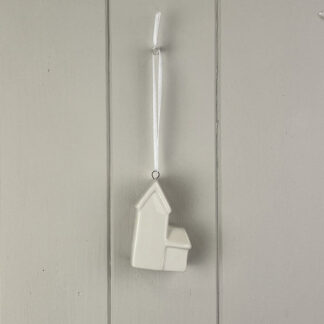 White Ceramic Hanging House Decoration