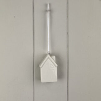 White Ceramic Hanging House Decoration