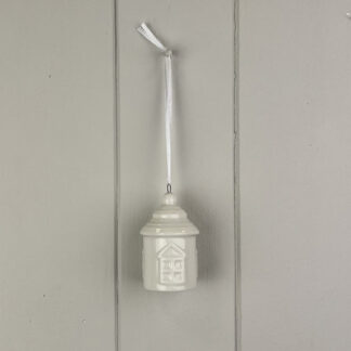 White Ceramic Hanging House Decoration